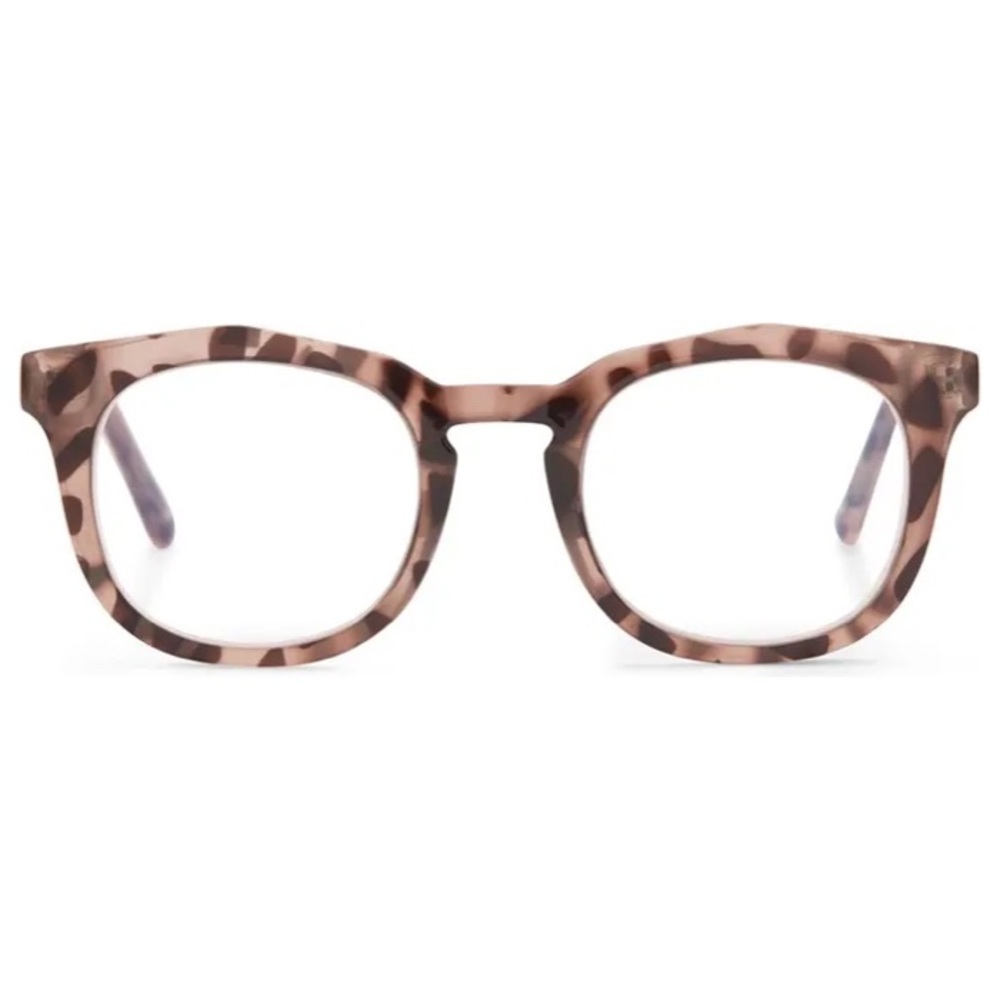 DIFF Cooper Bluelight Glasses Beige Tortoise